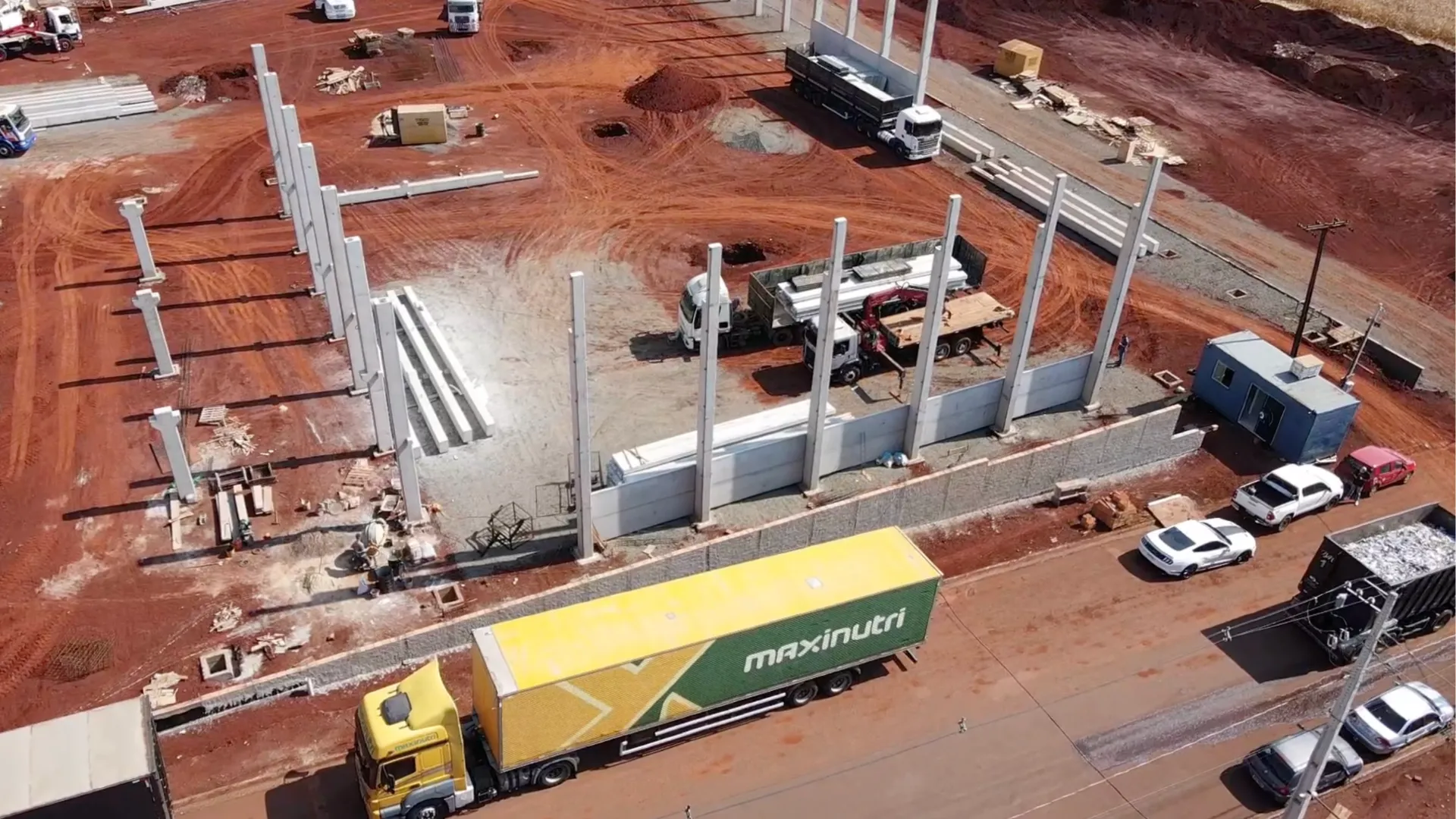 Estrutura pré-moldada para galpão